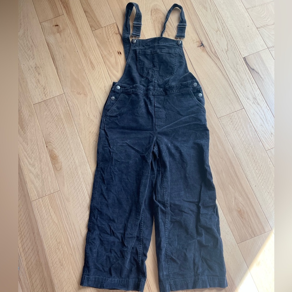 Toad&Co Black Corduroy Jumpsuit